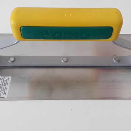 DESEMPENADEIRA AÇO INOX PARA GESSO 5 REBITES 120X290 MM GALO