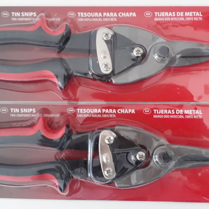 TESOURA PARA CHAPA, 250 MM, RETO, CORTE RETO-MTX