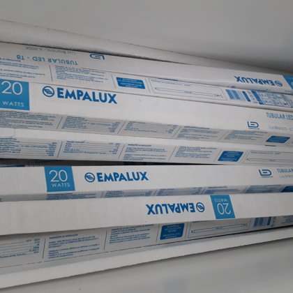 LAMP TUB BIVOLT 10 e 20W LED 6500K T8 VID