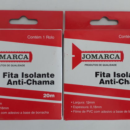 FITA ISOLANTE ANTI CHAMA 5,10 e 20M - JOMARCA