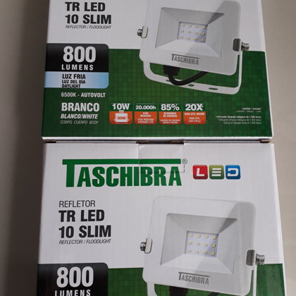 REFLETOR LED 10W BRANCO