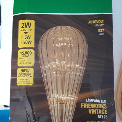 LAMP LED FIREWORKS VINTAGE BT125 Taschibra - 11080416