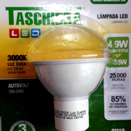 LAMP LED VELA TVL 25 CLARA 3,1W 3000K E14 COM ADAPT.E27 TASCHIBRA