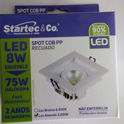 Spot recuado 8w Startec
