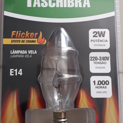 LAMP VELA FLICKER 220V TASCHIBRA 11080456
