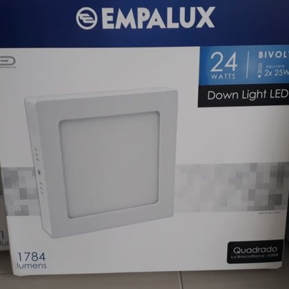 PAINEL DOWN LIGHT QDO SOB 30CM 24W 6000K EMPALUX