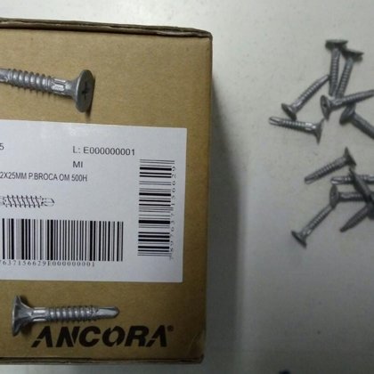 PARAFUSO PLACA OSB 4, 2 X 25 MM PONTA BROCA ÂNCORA